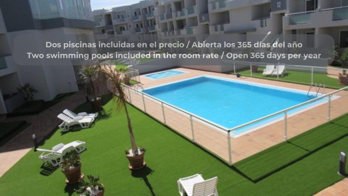 Apartamento Fresh Lemonade Con Piscina, Ac, Doble Terraza, Cocina Completa Y Parking Corralejo Exterior foto